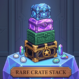 Rare Crate Stack